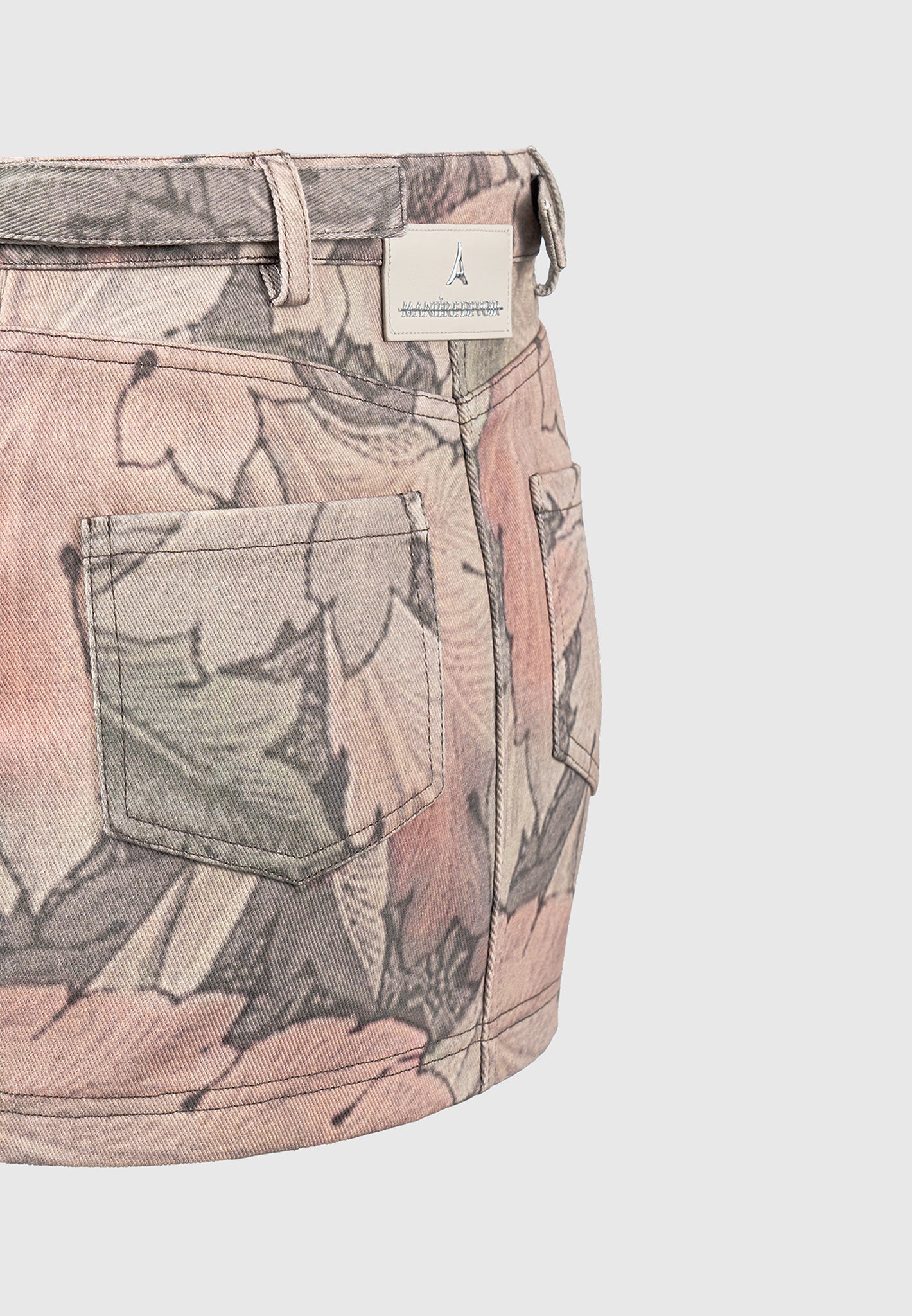 Renaissance Camo Mini Skirt - Multi
