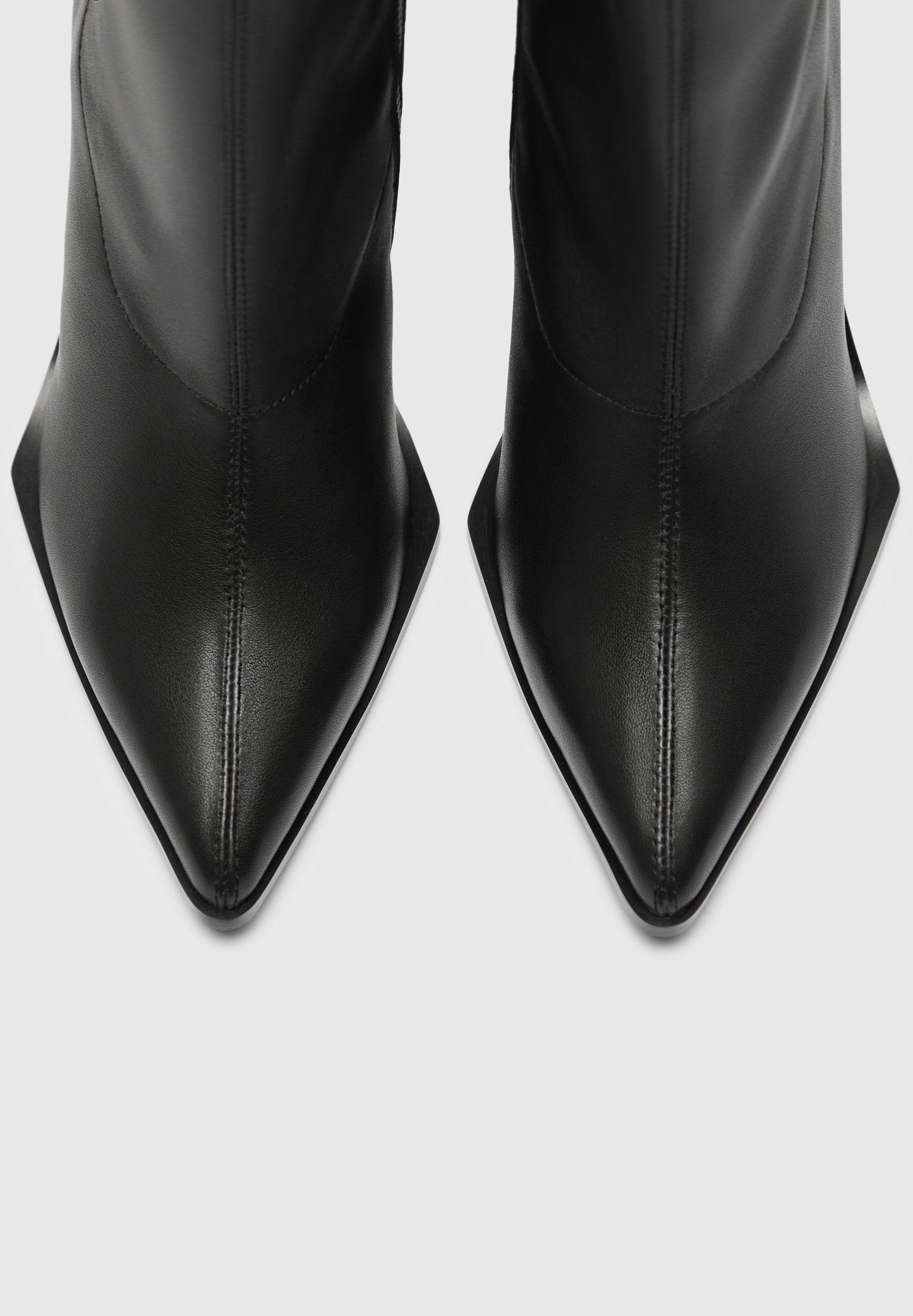 L'Eiffel Heeled Leather Boot - Midnight