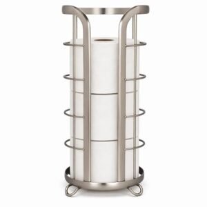 BROOKSTONE Toilet Paper Holder Stand Reserve