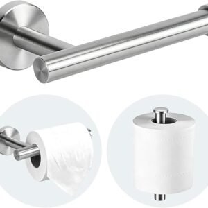 Toilet Paper Holder Wall Mount - Brushed Nickel