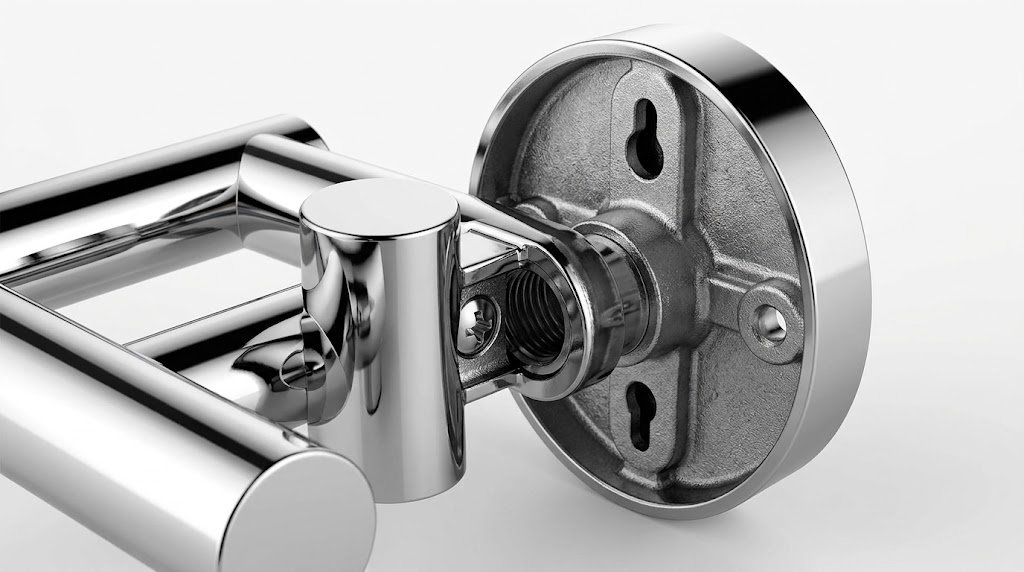 NEXIIRO Wall Mounted Stainless Steel Double Roll Toilet Paper Holder - Image 3