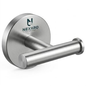 NEXIIRO Wall Mounted Stainless Steel Single Arm Toilet Paper Holder