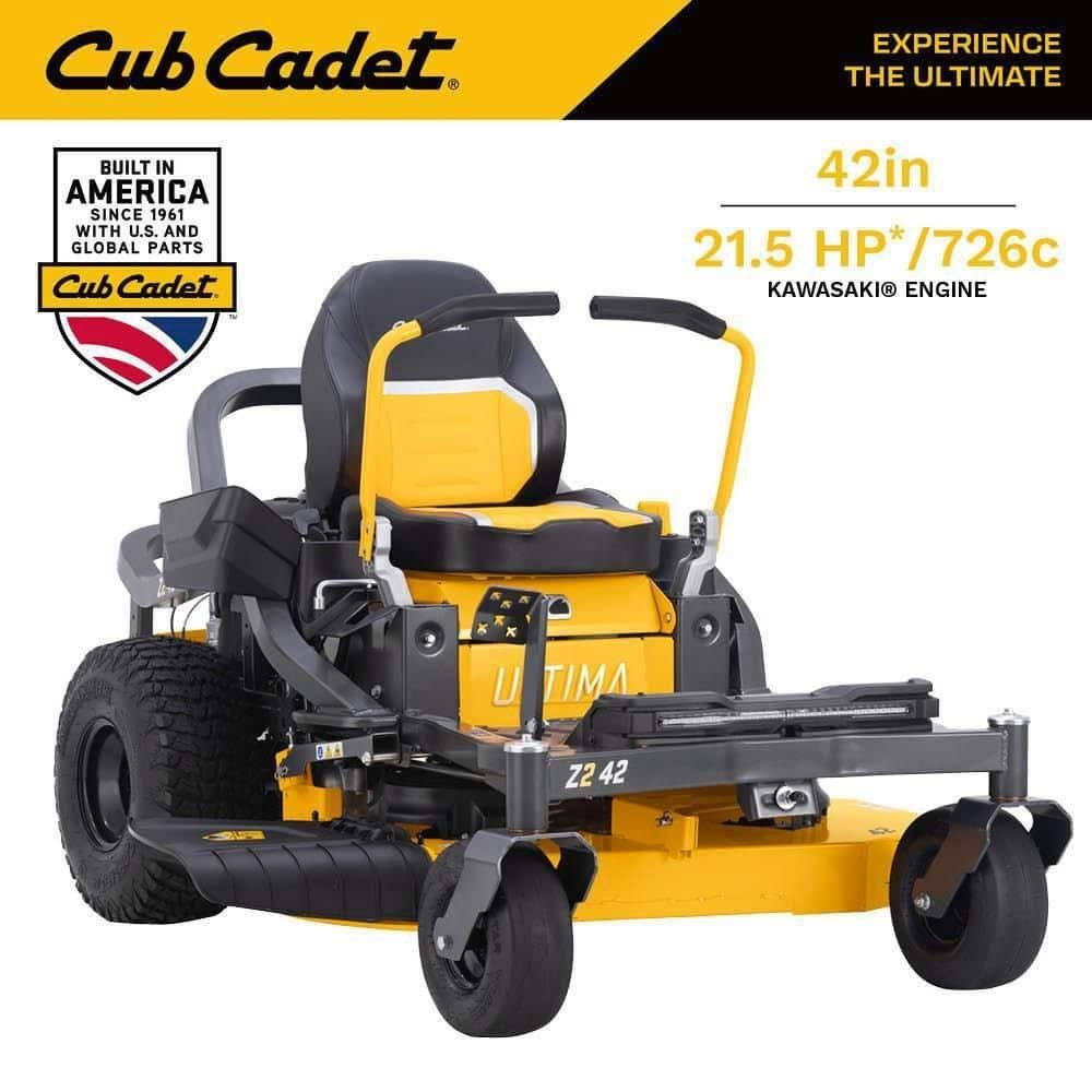 Cub Cadet Ultima Z2 42S 21.5HP Kawasaki Steering Wheel Zero Turn Mower - Image 3