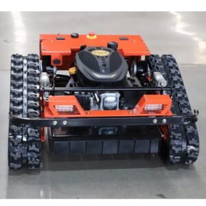 Deepkron Robotic Lawn Mower Gasoline Rato 225cc 9HP Remote Controlled Tracked Lawn Mower All-Terrain Robotor Mower Classic