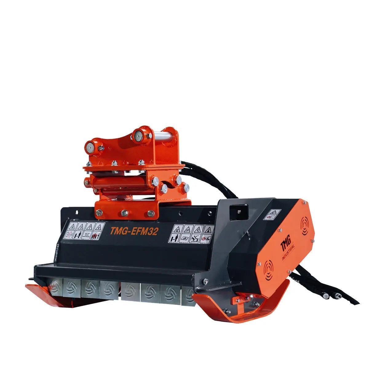 TMG 810 mm Flail Mower Brush Cutter for Mini to Midsize Excavators
