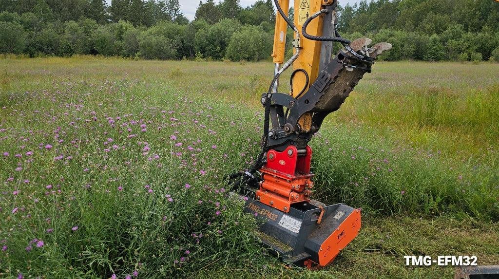 TMG 810 mm Flail Mower Brush Cutter for Mini to Midsize Excavators - Image 3