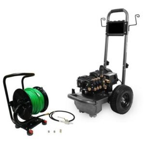 BossJet Electric Sewer Jetter Cart Mounted - AM350E-02 – BossJet Electric Cart 1500psi/1.5gpm