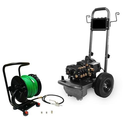 BossJet Electric Sewer Jetter Cart Mounted - AM350E-02 – BossJet Electric Cart 1500psi/1.5gpm
