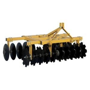 CountyLine 7 ft. Heavy-Duty 3-Point Disc Harrow with Category 1 Pins – Rear Attach Tillage Implement for Tractors