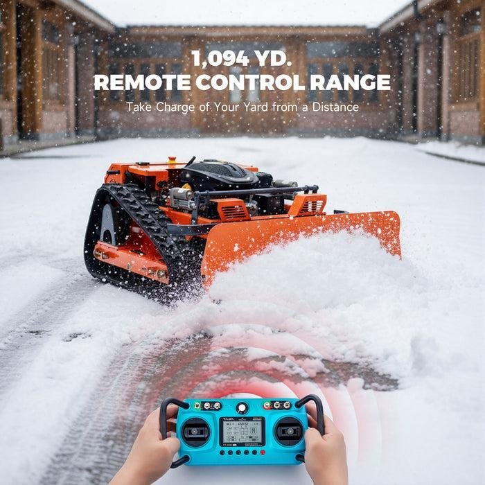 55cm Robotic Lawn Mower Snow Plow Remote Control - Image 2