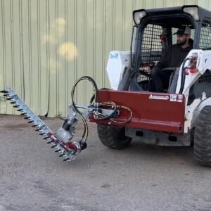Agrishield Pro-Cut Hydraulically Driven Sickle Bar | Quick Attach Mount | Cut Length 42", 54", 66" & 90" | 3-11+ GPM | For Skid Steers, Tractors,