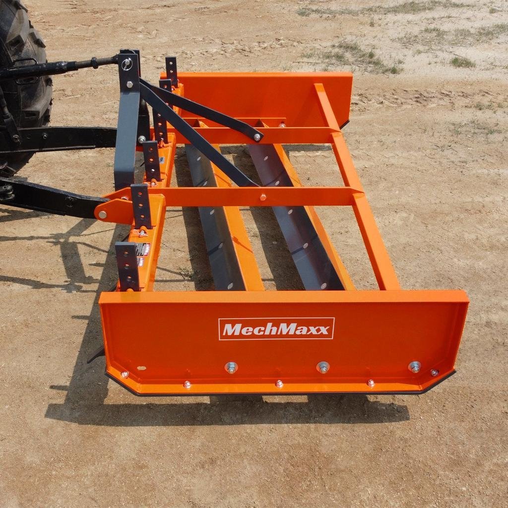 MechMaxx Heavy Duty Land Leveler Land Plane Scraper Grader with Shanks 3 Point Hitch - Image 2