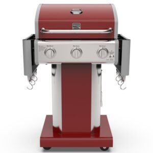 Kenmore 3-Burner Propane Gas Grill with Foldable Side Tables