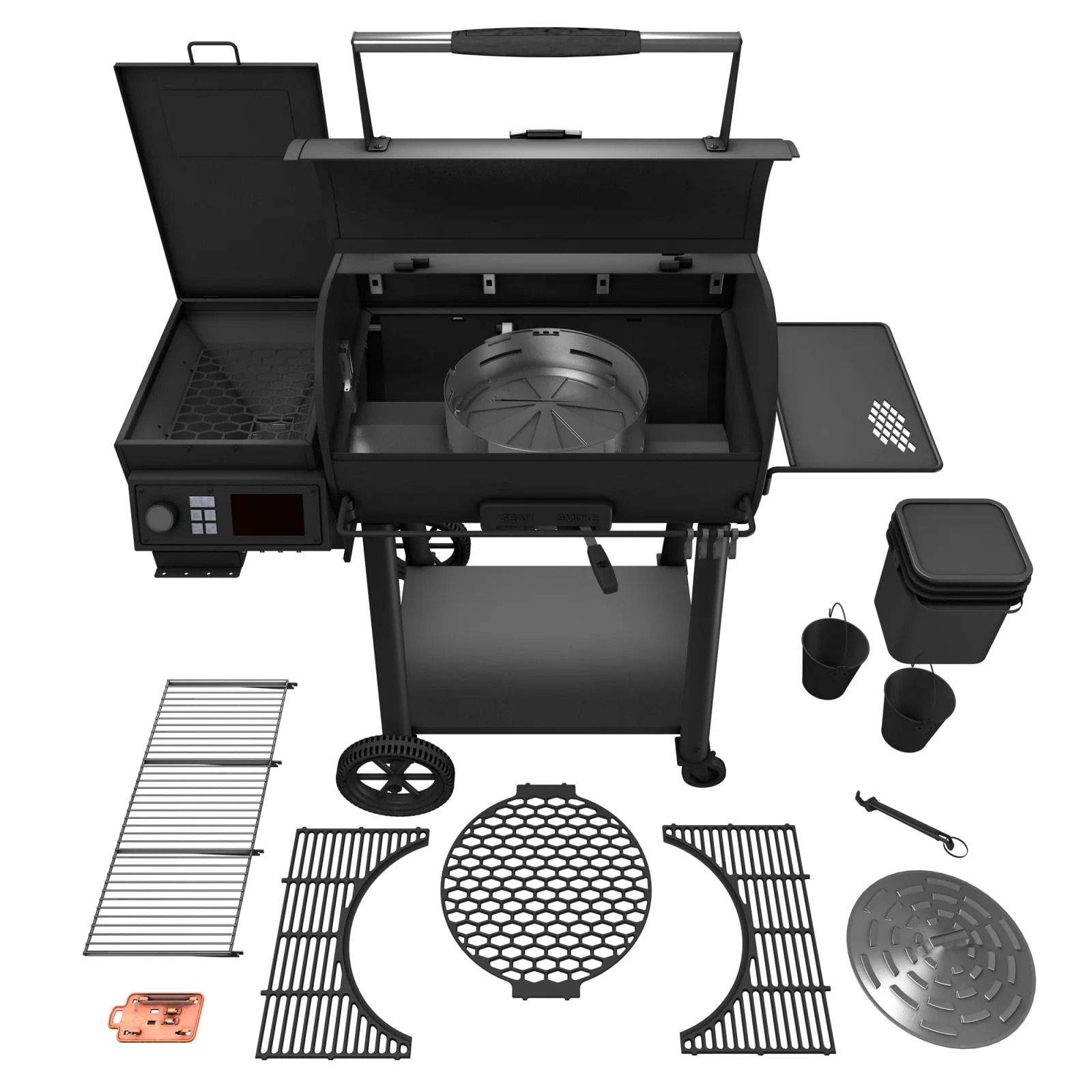 Oklahoma Joe’s Rider 900 DLX Pellet Grills and Smoker - Image 2