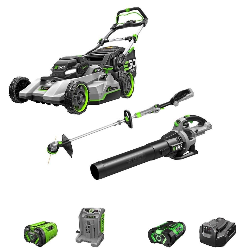 EGO Power+ 800 Series 21 in. 56 V Self-Propelled Lawn Mower with String Trimmer & Blower Kit - Image 2