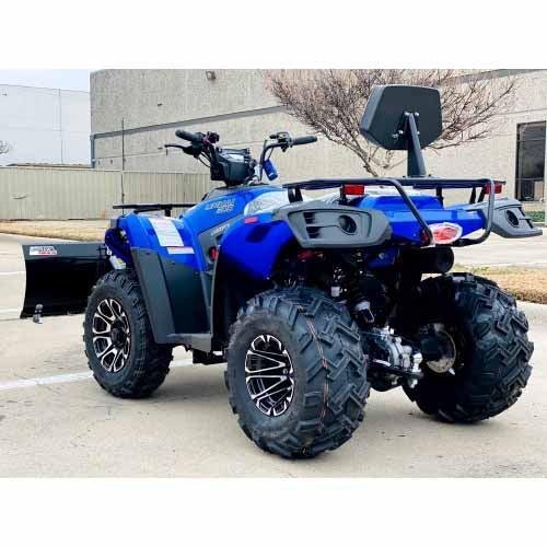MSA 400 ATV 400cc With Snow Plow 4 x 4 Hi/Low Gears – MSA 400 WITH PLOW – BLUE - Image 3