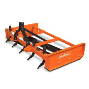 MechMaxx Heavy Duty Land Leveler Land Plane Scraper Grader with Shanks 3 Point Hitch
